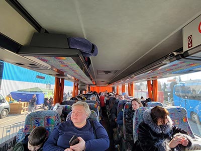 people sitting on bus